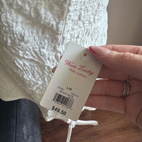 Lucky Brand Textured Top - Picture 9 of 10